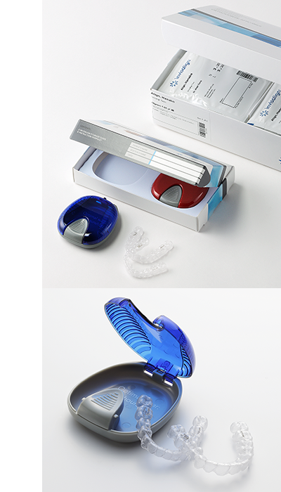 最初の1枚から最後の1枚までのマウスピースが一度に届けられます。